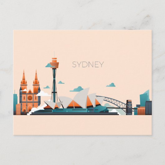 sydney briefkaart (Voorkant)
