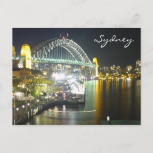 sydney brug lichten briefkaart