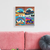sydney canvas afdruk (Insitu (Woonkamer))