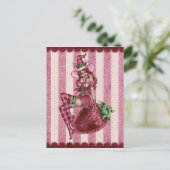 Sydney - Carte postale sorcière aux fraises (Debout devant)