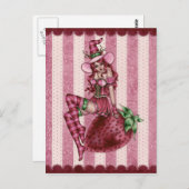 Sydney - Carte postale sorcière aux fraises (Devant / Derrière)