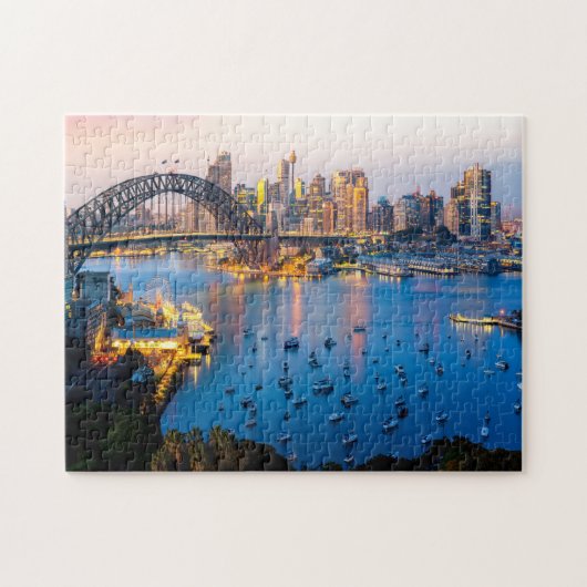 Sydney City Jigzaag Puzzle Legpuzzel (Horizontaal)