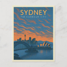 Sydney, De Havenstad Ansichtkaart