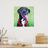 Sydney Dog Art Grande impression (Cuisine)