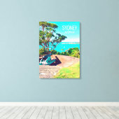 Sydney Georges Head Mosman Australië Canvas Afdruk (Insitu (Houten vloer))