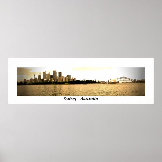 Sydney Gold Poster (Voorkant)