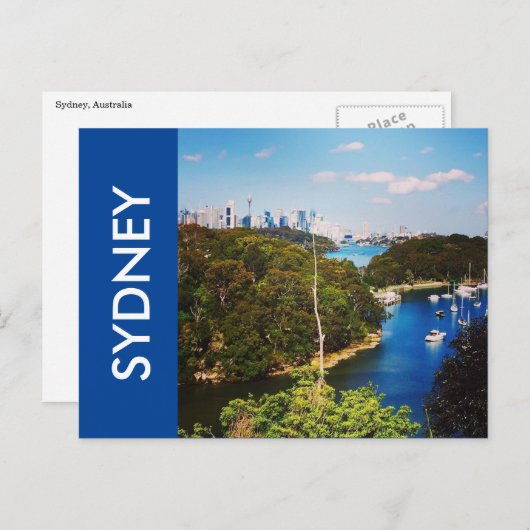 sydney harbor blues briefkaart (Voorkant / Achterkant)