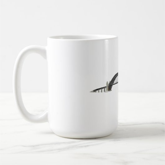 Sydney Harbor Bridge: 3D-model: Koffiemok (Links)