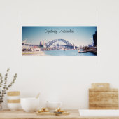 Sydney Harbor Bridge, Australië Poster (Keuken)