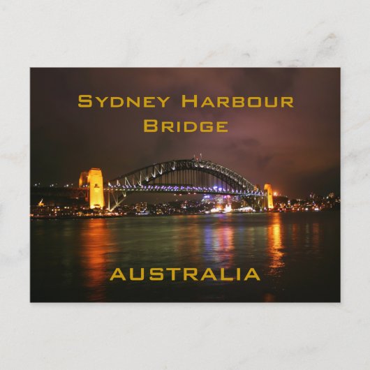 Sydney Harbor Bridge Briefkaart (Voorkant)