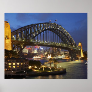 Sydney Harbor Bridge en Park Hyatt Sydney Hotel Poster
