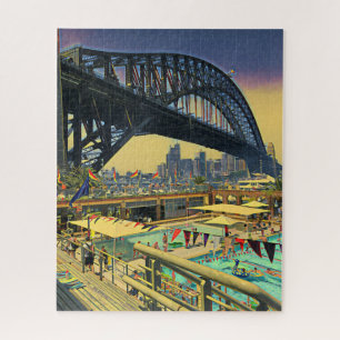 Sydney Harbor Bridge fotografie Legpuzzel
