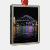 Sydney Harbor Bridge Metalen Ornament (Rechts)