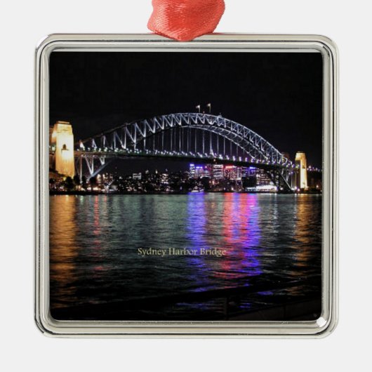 Sydney Harbor Bridge Metalen Ornament (Voorkant)