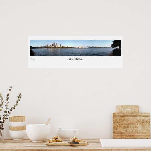Sydney Harbor Panorama Poster (Keuken)