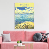 Sydney Harbor skyline reisdruk Canvas Afdruk (Insitu (Woonkamer))