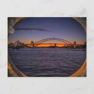 Sydney Harbor Sunset Briefkaart