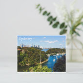 Sydney Harbour-baaien Briefkaart (Staand voorkant)