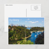 Sydney Harbour-baaien Briefkaart (Voorkant / Achterkant)