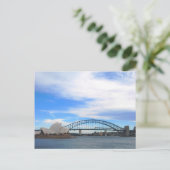 Sydney Harbour Bridge and Opera House Briefkaart (Staand voorkant)