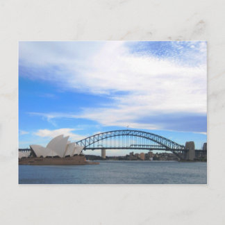 Sydney Harbour Bridge and Opera House Briefkaart
