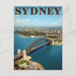 Sydney Harbour Bridge Australië Briefkaart