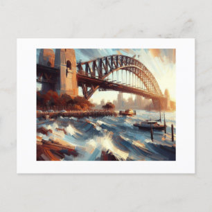 Sydney Harbour Bridge Australië Briefkaart