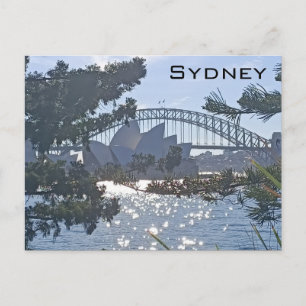 Sydney Harbour Bridge en Opera House Briefkaart