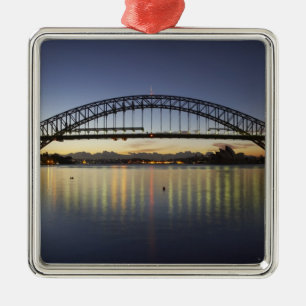 Sydney Harbour Bridge en Sydney Opera House op Metalen Ornament