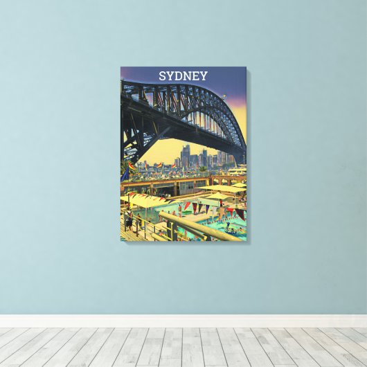 Sydney Harbour Bridge Impression voyage (Insitu (Plancher de Bois))