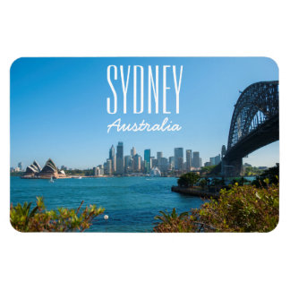 Sydney Harbour Bridge & Opera House Skyline Magneet