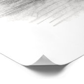 Sydney Harbour Bridge schets Poster (Hoek)