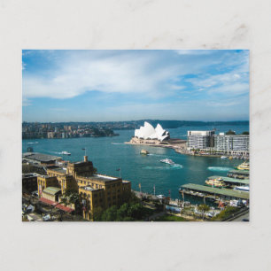 Sydney Harbour en het Opera House - Briefkaart