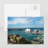 Sydney Harbour et l'Opéra - Carte postale (Devant / Derrière)
