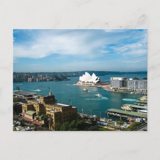 Sydney Harbour et l'Opéra - Carte postale (Devant)