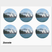 sydney harbour ronde sticker (Vel)