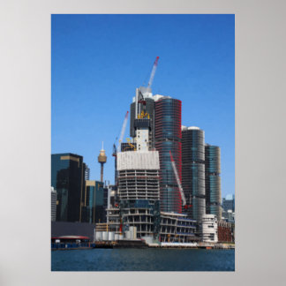 Sydney Harbour Stadsgezicht Schilderachtig Poster