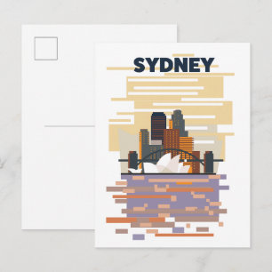 Sydney Harbour Uitnodiging Briefkaart