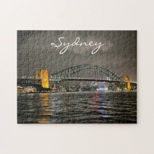 Sydney Harbour van Night, Australië, Foto Legpuzzel