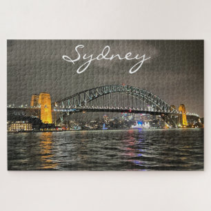 Sydney Harbour van Night, Australië, Foto Legpuzzel