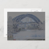 sydney-havenbrug briefkaart (Voorkant / Achterkant)