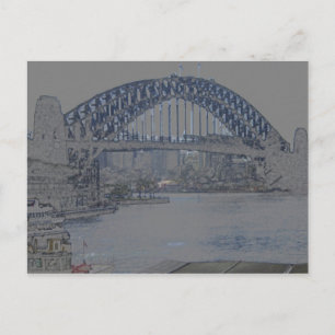 sydney-havenbrug briefkaart