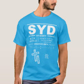 Sydney Kingsford Smith Airport SYD T-Shirt (Devant)