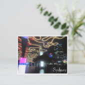 sydney levendige lichtpaden briefkaart (Staand voorkant)