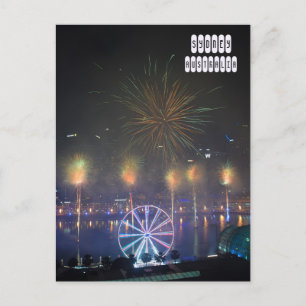 Sydney nieuwjaarsdag briefkaart