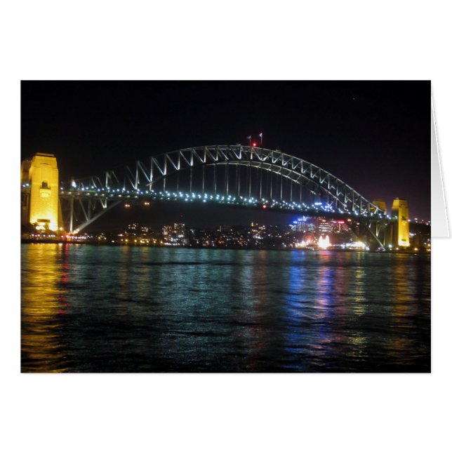sydney night bridge (Voorkant Horizontaal)