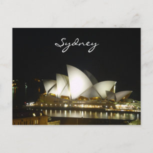 sydney night opera briefkaart