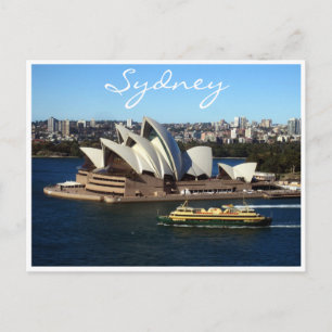 sydney opera ferry briefkaart