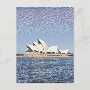 sydney opera glimp briefkaart