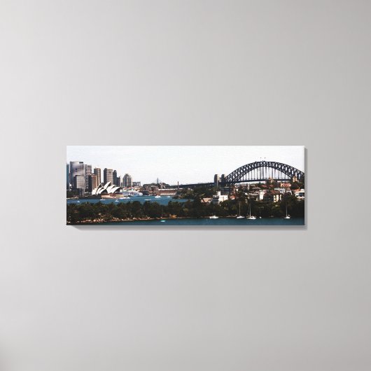 Sydney » Opéra & Harbour Bridge Toile (Recto)